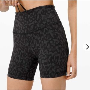 Lululemon Wunder Train High Rise Short 6"